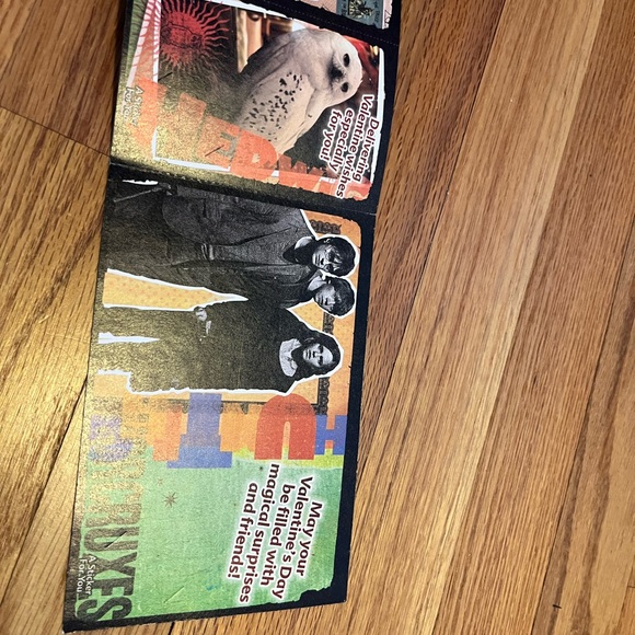 A  set of 14  unused  new class Harry potter vintage valentines. - Picture 4 of 11